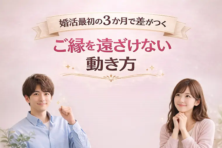 相談所での活動、最初の3か月どう動く？