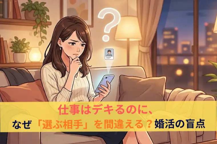仕事はデキるのに、なぜ「選ぶ相手」を間違える？婚活の盲点