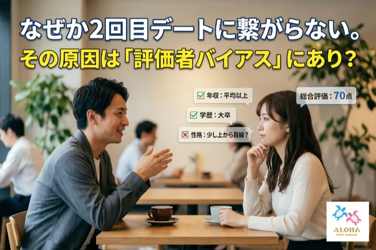 なぜか2回目デートに繋がらない・・・