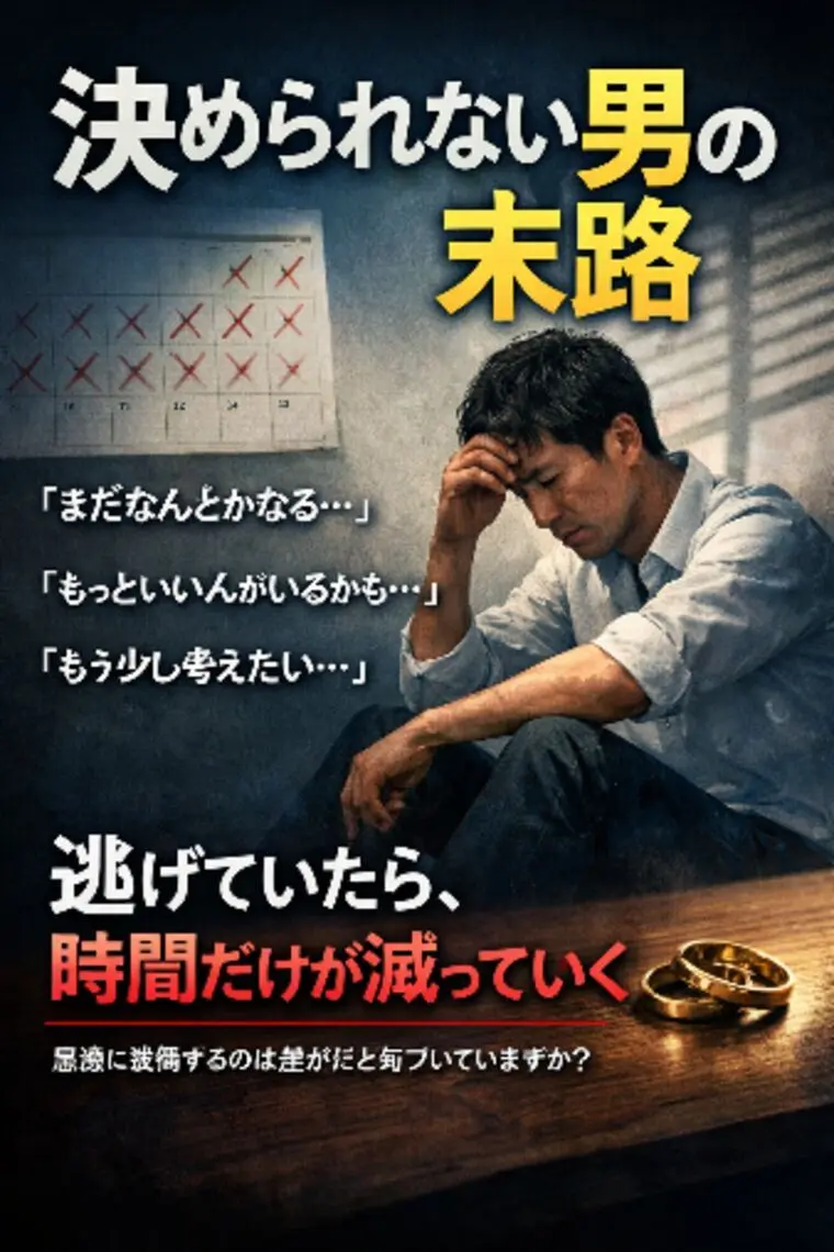 決められない男の末路