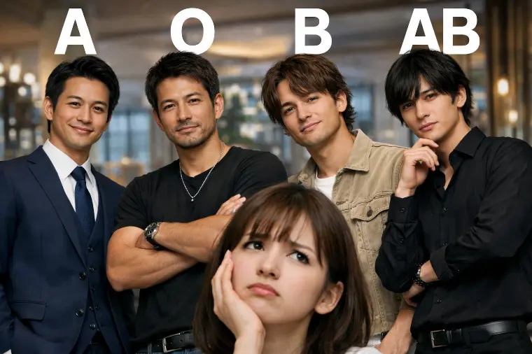 血液型別｜恋愛と結婚の向き合い方の違い【男性編】