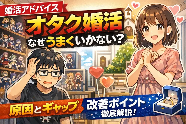 オタク男性が婚活で選ばれない理由