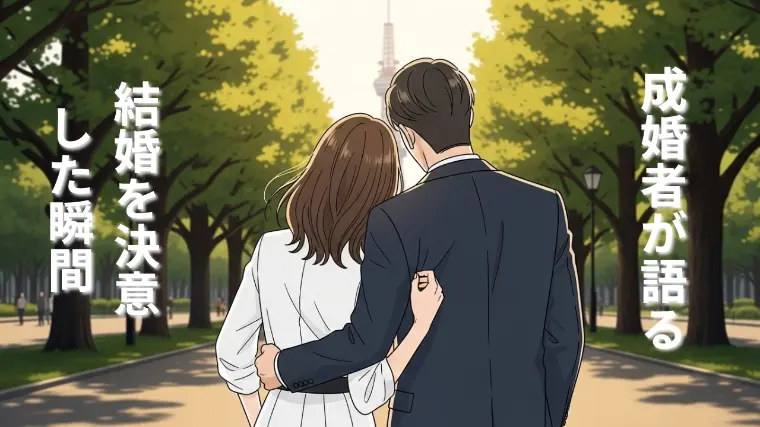 成婚者が語る！結婚を決意した瞬間