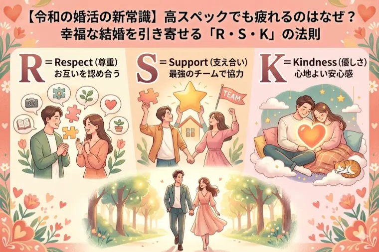 幸せな結婚を引き寄せる「R・S・K」の法則