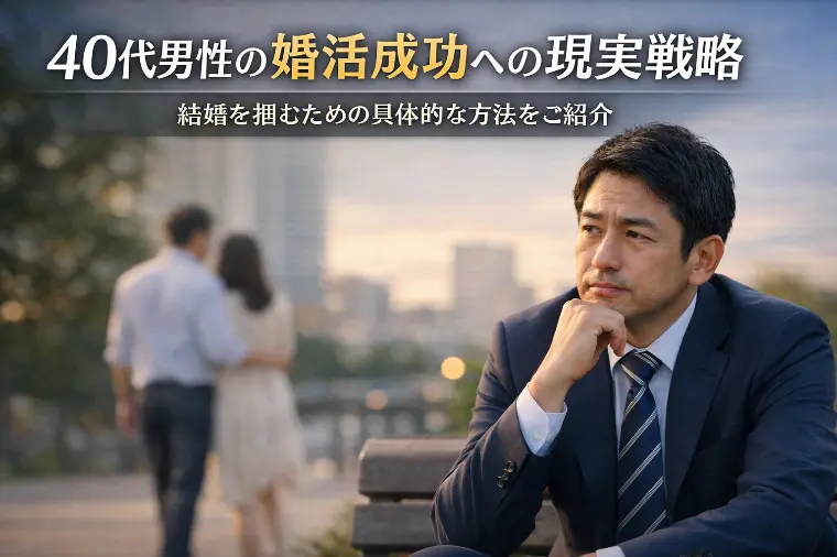 40代男性の婚活成功への現実戦略