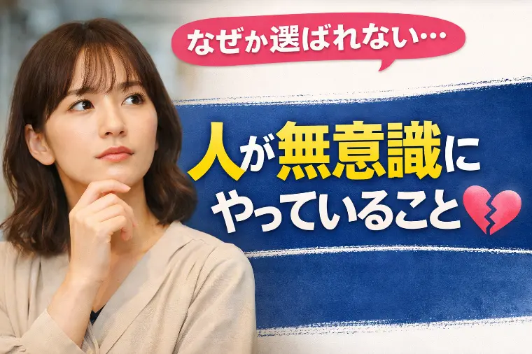 なぜか選ばれない人が、無意識にやっていること