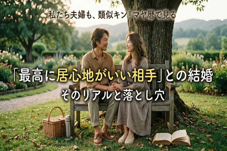 【マヤ暦】類似キン夫婦！居心地いい結婚のリアルと落とし穴