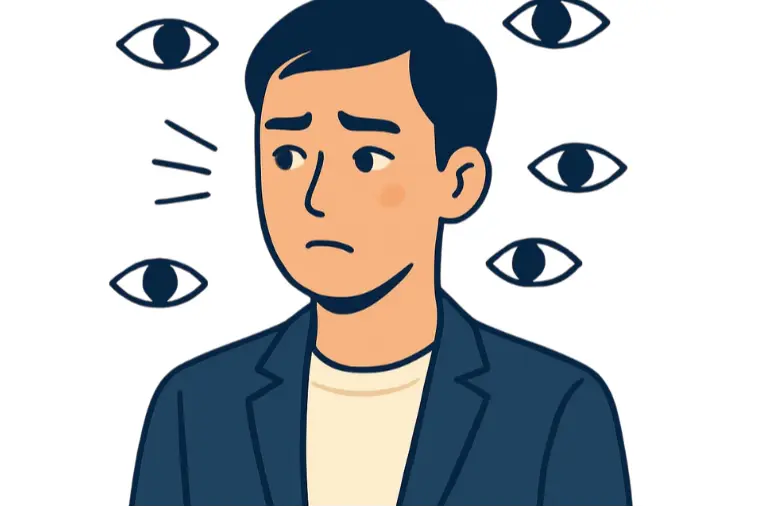 視線恐怖症・脇見恐怖症について