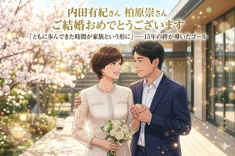 内田有紀さんと柏原崇さんの結婚