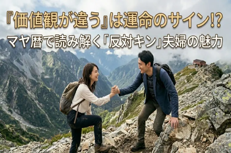 【マヤ暦】価値観違う方が最強？反対キン夫婦の魅力と壁