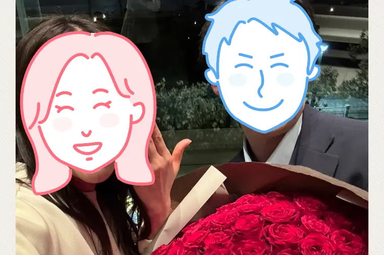 30代女性🎀108本の薔薇🌹でプロポーズされました