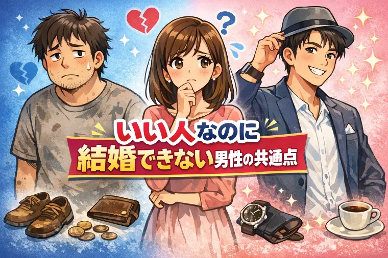 いい人なのに結婚できない男性の共通点とは？