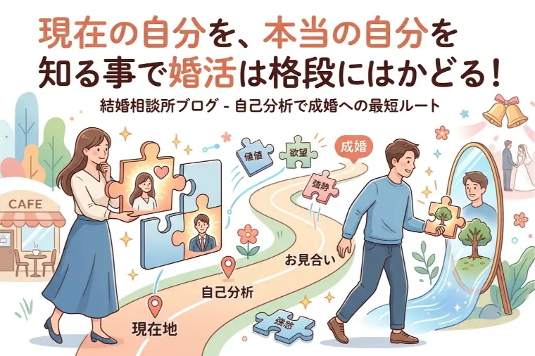 現在の自分、本当の自分を知る事で婚活は格段にはかどる！