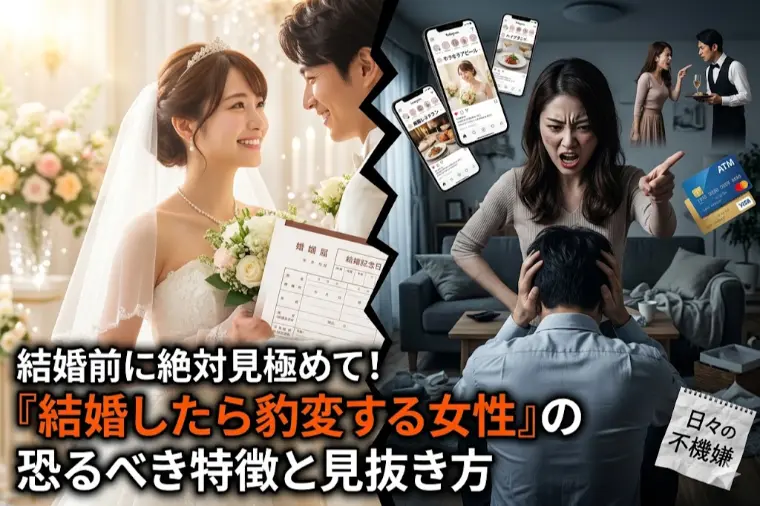 「結婚したら豹変する女性」の恐るべき特徴と見抜き方