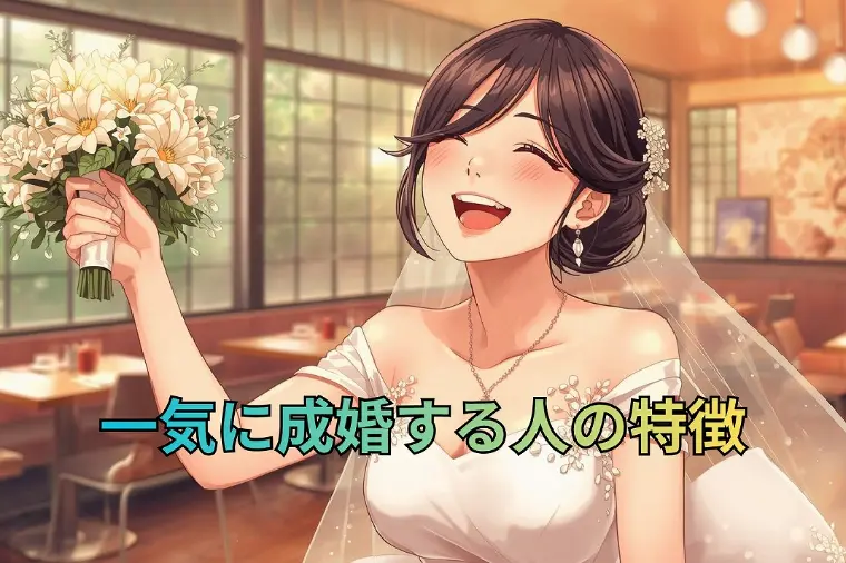 30代女性で一気に成婚する人の特徴
