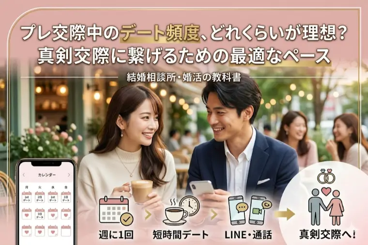 プレ交際中のデート頻度、どれくらいが理想？