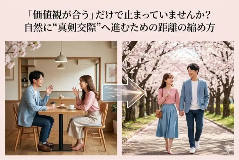 自然に“真剣交際”へ進むための距離の縮め方