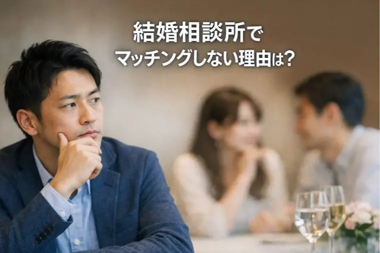 お見合いが組めない男性へ。5つの見直しポイント