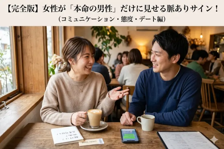 【完全版】女性が「本命の男性」だけに見せる脈ありサイン！