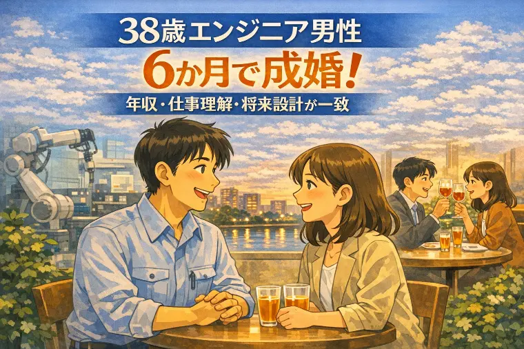 38歳電機メーカー技術者男性が6か月で成婚した理由
