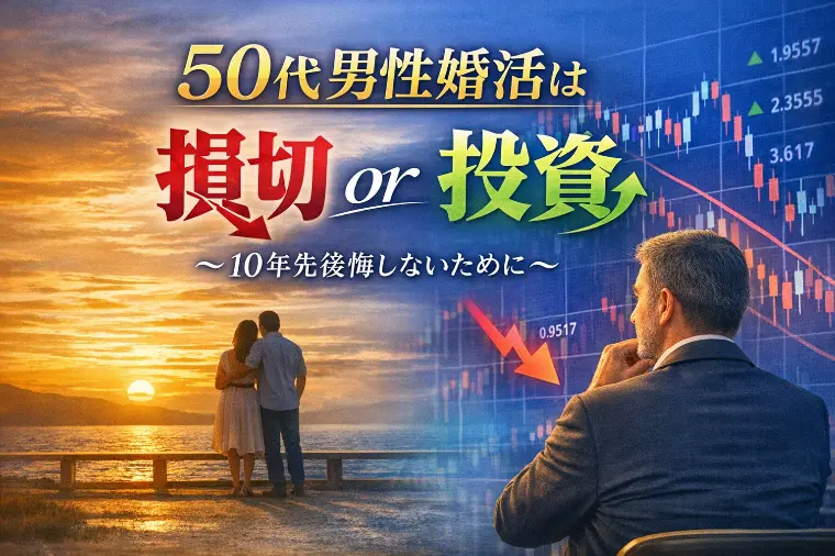 50代男性婚活は「損切or投資」～10年先後悔しない為に