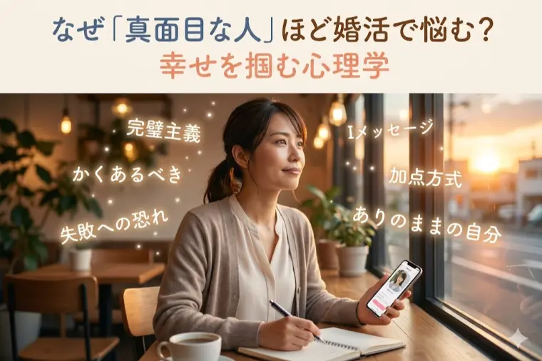 なぜ「真面目な人」ほど婚活で悩む？幸せを掴む心理学