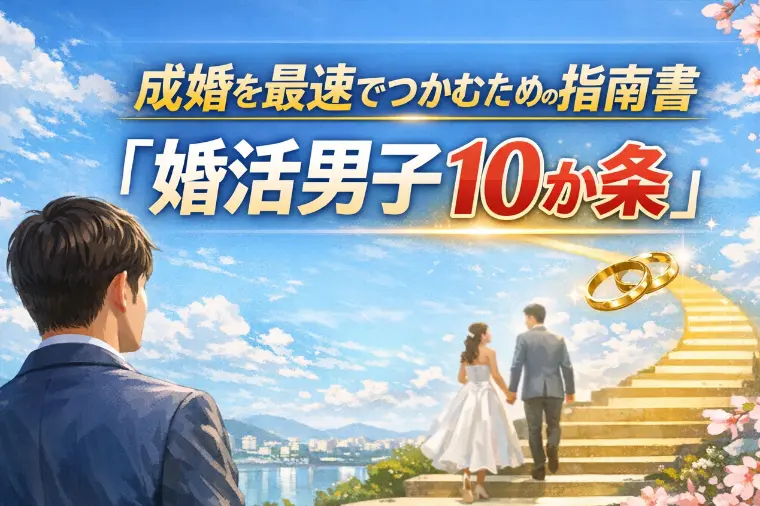 成婚を最速でつかむための指南書「婚活男子10か条」