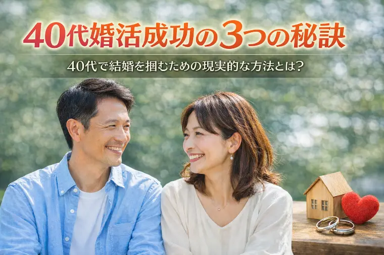 40代婚活成功の3つの秘訣