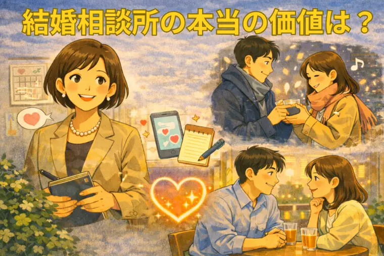 結婚相談所は高級マッチングアプリなのか？
