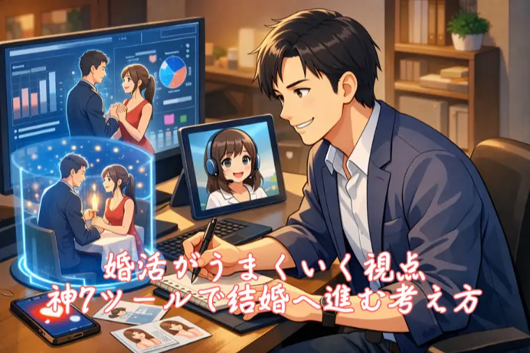 婚活がうまくいく視点、神7ツールで結婚へ進む考え方