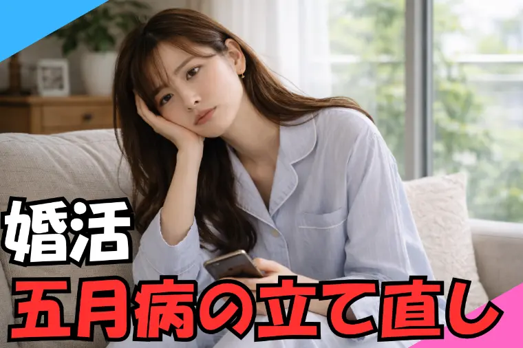 結婚相談所の「婚活5月病」の立て直し方