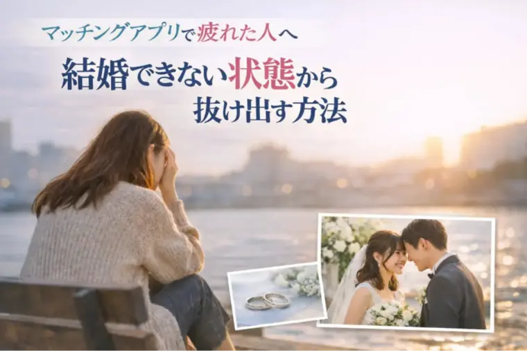 アプリ婚活で疲れた方へ。23年のプロが教える結婚の近道
