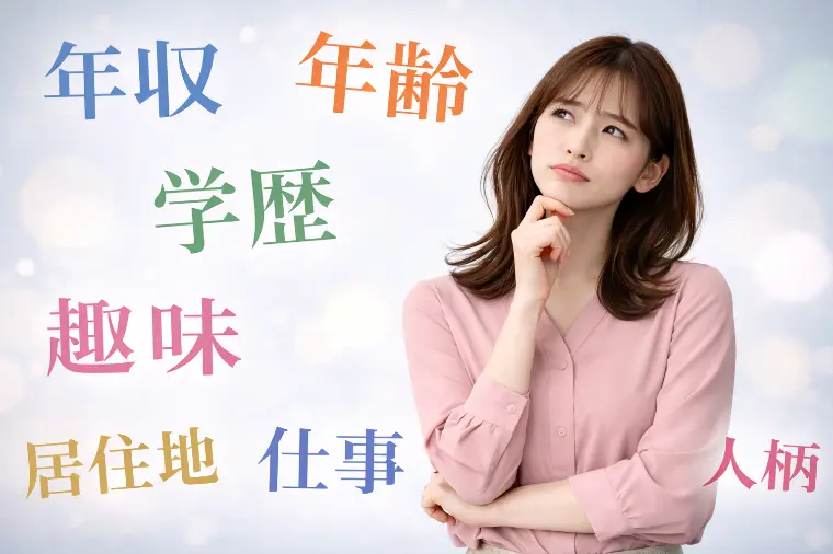 婚活で相手に求める条件、どこまで必要？