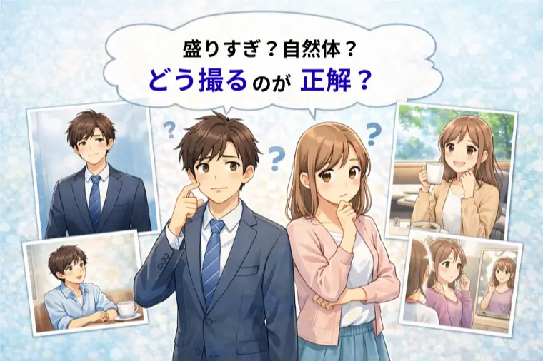 婚活写真、盛るべき？自然体？正解は？