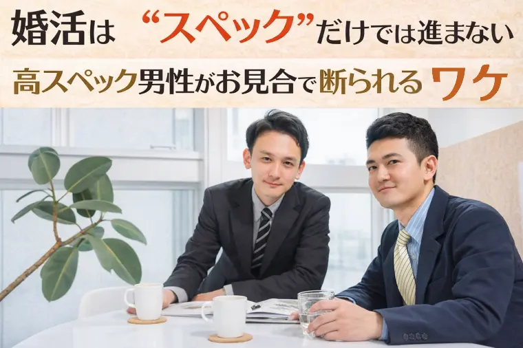 高スペックなのに、お見合いで断られる理由