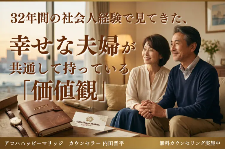 幸せな夫婦が共通して持っている「価値観」