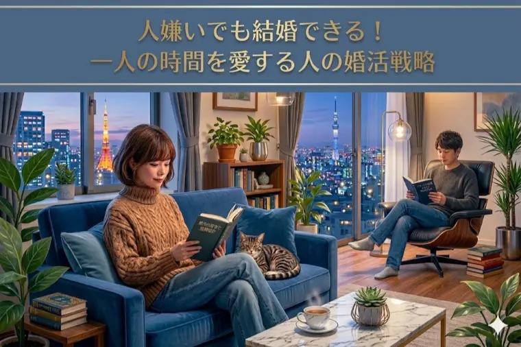 人嫌いでも結婚できる！一人の時間を愛する人の婚活戦略