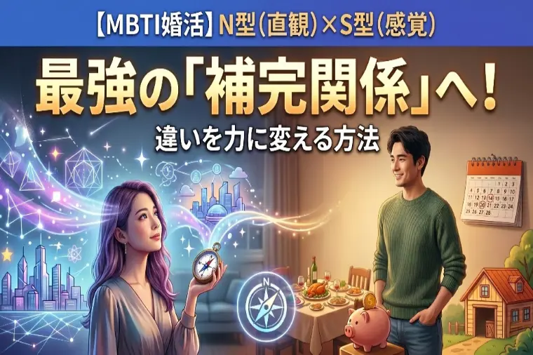 MBTI婚活：N型とS型は最悪？違いを補完関係に変えるコ