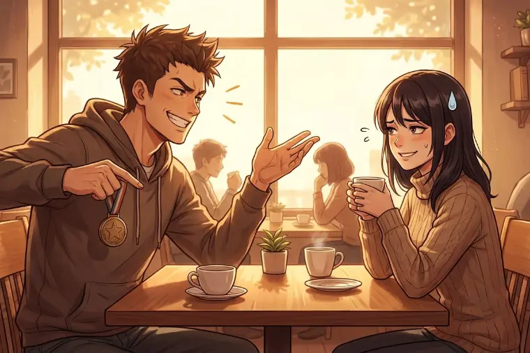 昔はモテたとアピる悲しい婚活おじさん！