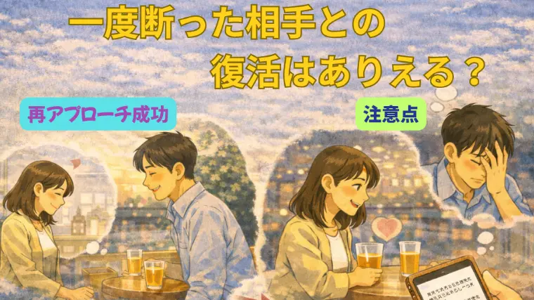 一度断った相手との復活はありえる？