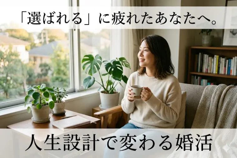 「選ばれる」に疲れたあなたへ。人生設計で変わる婚活