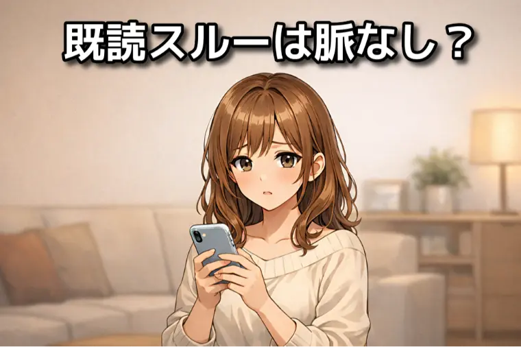 既読スルーは脈なし？男性心理の見極め方