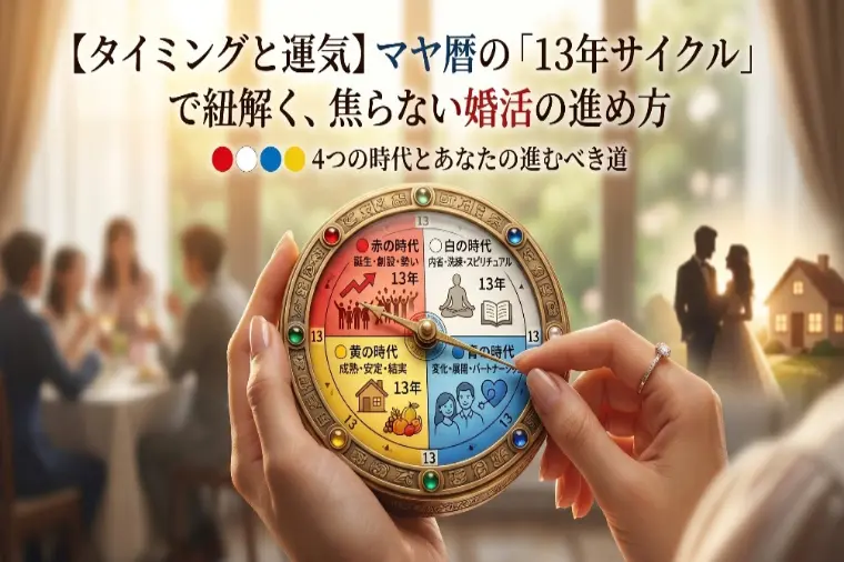 【マヤ暦】13年サイクルで運気を味方に！焦らない婚活