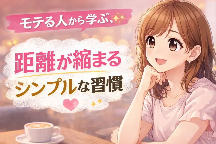 モテる人から学ぶ距離が縮まるシンプルな習慣