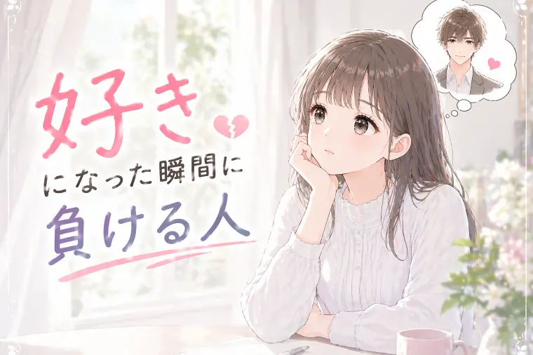 「好きになった瞬間に負ける人」これが理由！