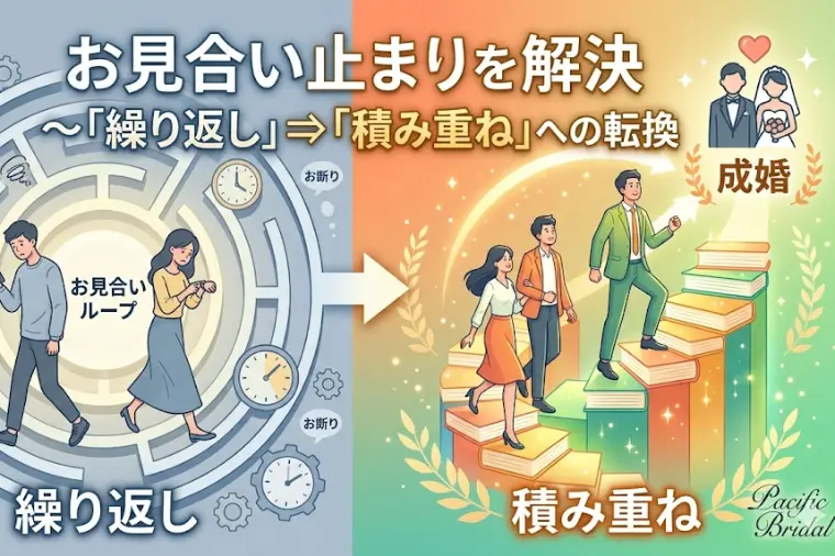 お見合い止まりを解決～「繰り返し」⇒「積み重ね」への転換