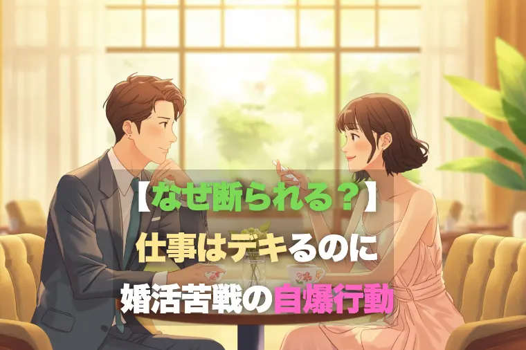 「何故断られる？」仕事はデキるのに婚活苦戦の【自爆行動】