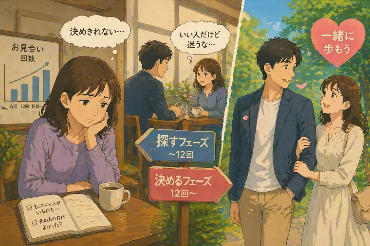 お見合い12回を超えた先にある落とし穴