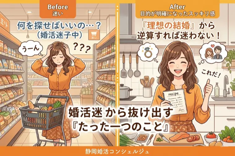 婚活迷子から抜け出す「ひとつのこと」それは...