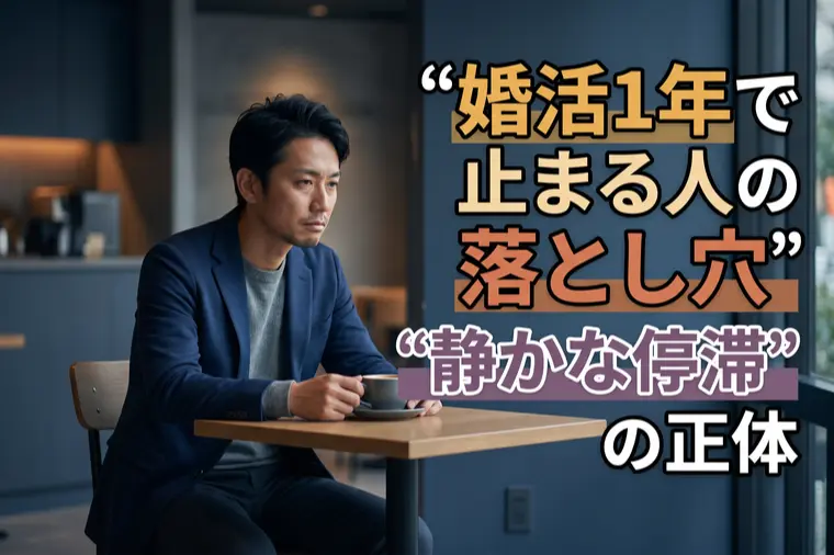 婚活1年で止まる人の落とし穴"静かな停滞"の正体